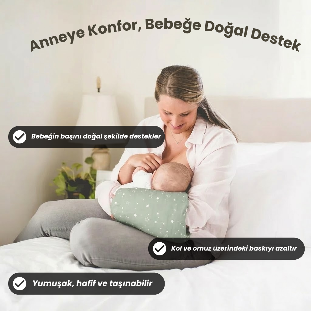Orphi %100 Organik Pamuklu Kol Destekli Emzirme Yastığı