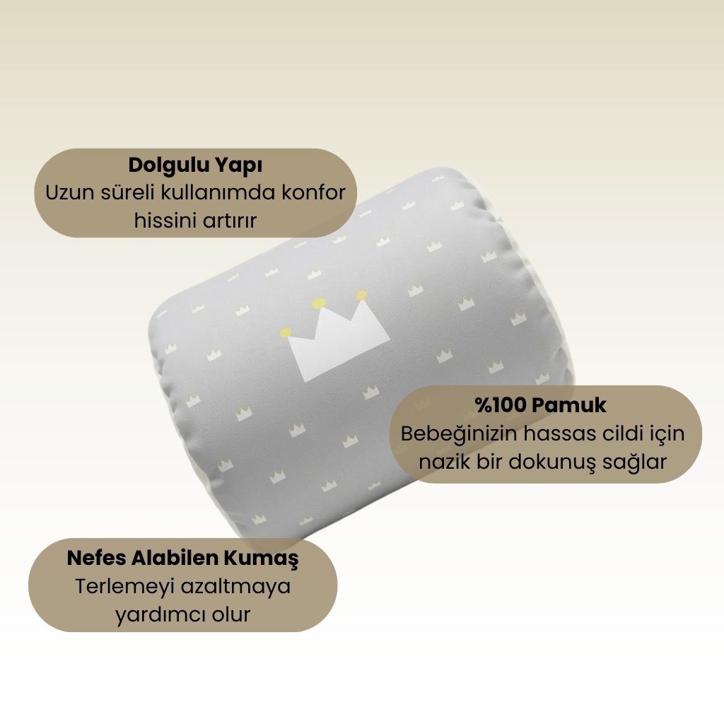 Orphi %100 Organik Pamuklu Kol Destekli Emzirme Yastığı